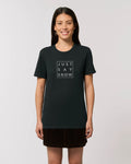 T-Shirt Femme JUST SAY SNOW Noir - DP