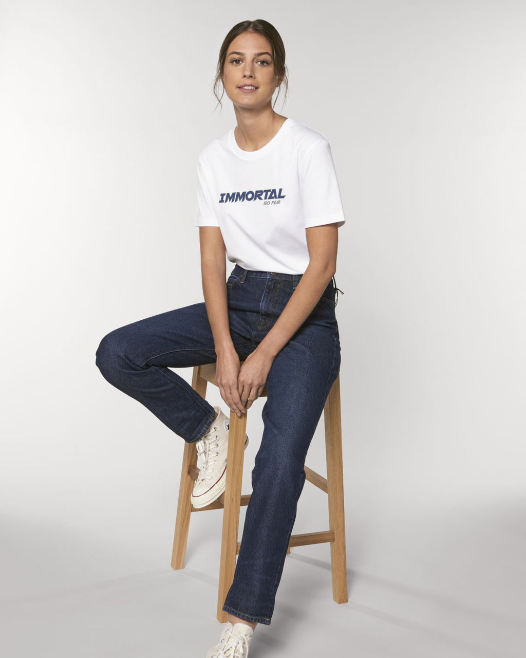 T-Shirt Femme IMMORTAL Blanc - DP