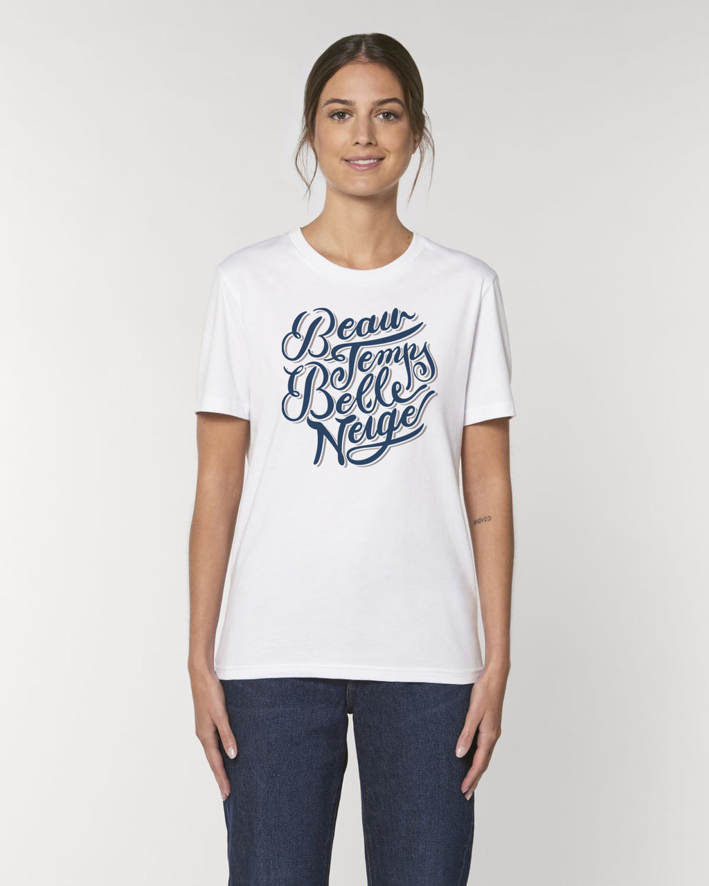 T-Shirt Femme BTBN Blanc - DP