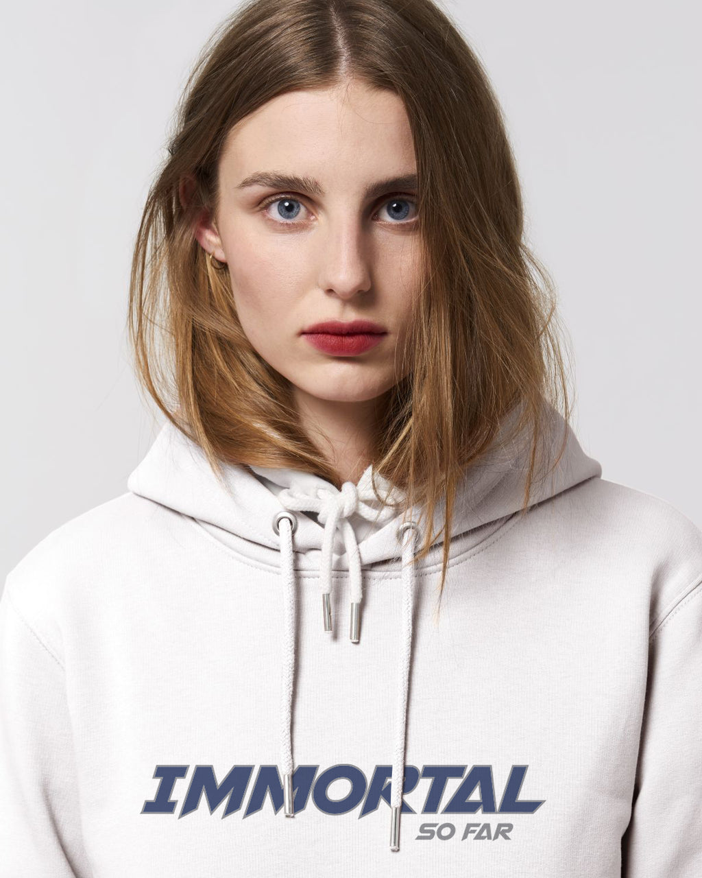 Hoodie Femme IMMORTAL Blanc - DP